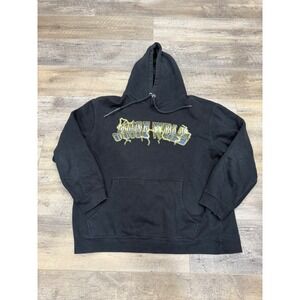 Juice Wrld Rockstar In His Prime Graphic Hoodie Black Mens XL Official Merch